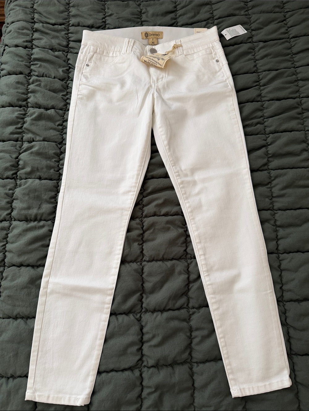 Democracy White Ab Technology Jean Legging NWT